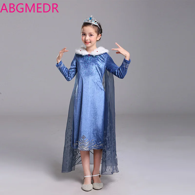 Kids Dresses for Girls Princess Costume Winter Dress Elsa Clothes Children New Years Eve Fashion 2019 | Детская одежда и обувь