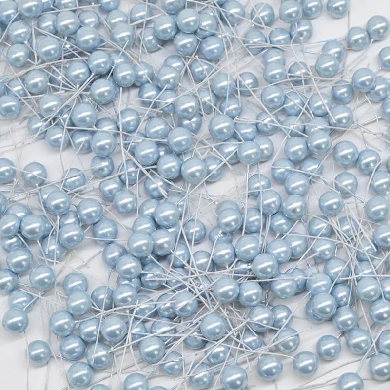 50 шт./лот маленький искусственный цветок фрукты тычинки вишня Рождество пластик жемчуг ягоды для свадьбы DIY Подарочная коробка Украшенные венки