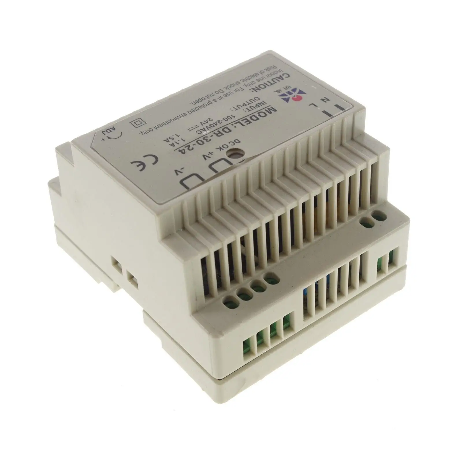 30 Вт Выход 24VDC 1.5A LED Din рейку монтируется промышленный импульсный источник питания