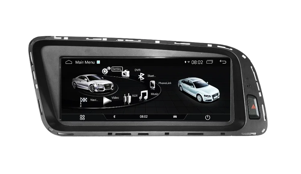 8 дюймов Android 7 1 автомобильный DVD GPS плеер навигация радио авто для Audi Q5 2009 2016