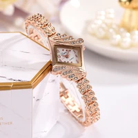lvpai women watches luxury crystal bracelet gemstone wristwatch dress watches women ladies gold watch fashion female brand watch