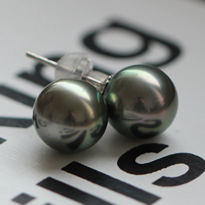 Женские серьги из серебра 925 пробы с круглым зеркалом|925 sterling|earrings real silverearrings natural |