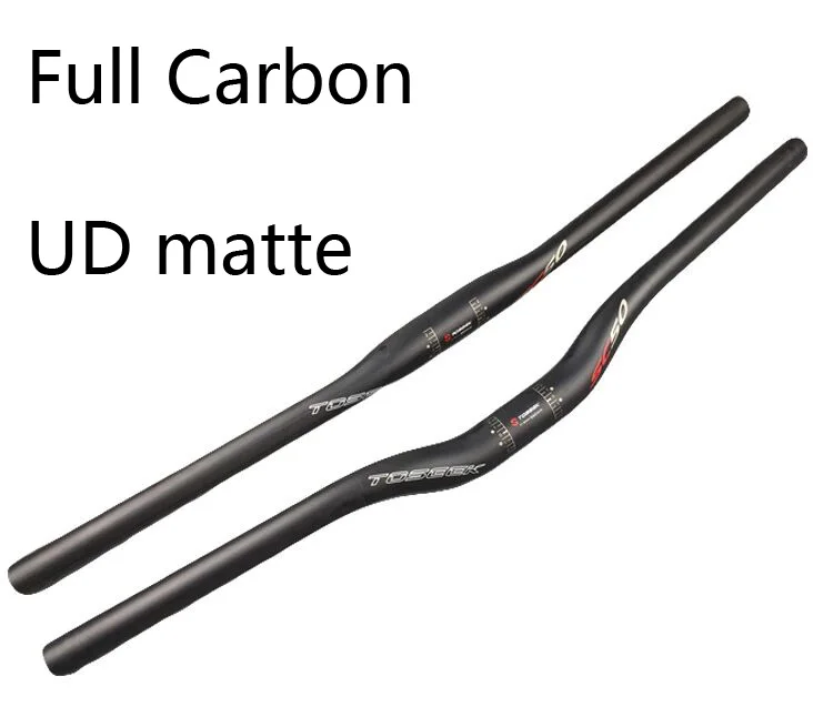 

Carbon Handlebar MTB Bicycle Handlebar UD Matte Carbon Cycling Bike handle bar 640-740mm*31.8mm parts
