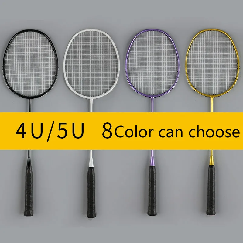 Полностью углеродистая ракетка для бадминтона оригинальная одиночная