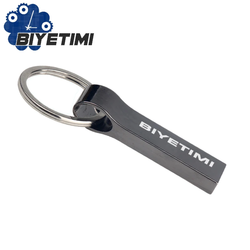Флеш-накопитель biyetimi с Usb новой высокоскоростной металлический цепочкой, 8 ГБ, флеш-накопитель 16 ГБ, 32 ГБ, флешка, 64 ГБ, карта памяти, Usb флешка 2,0