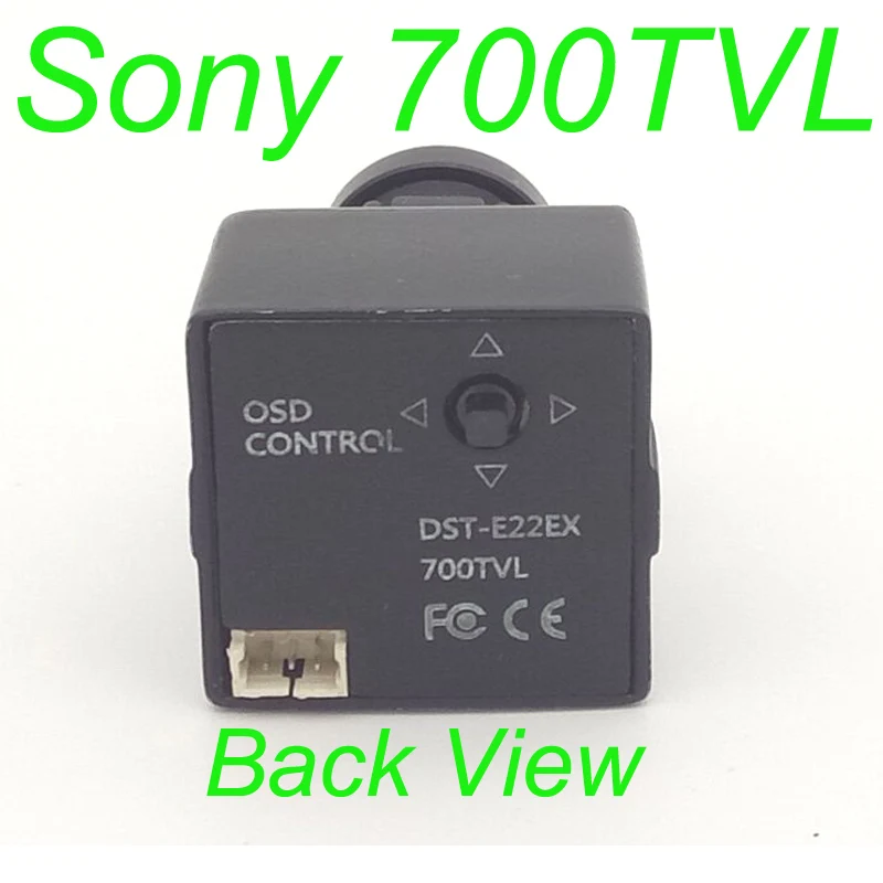 CNDST мини цилиндрическая квадратная цветная камера 22x22 мм 700TVL OSD 1/3 "Sony 960H Super HAD CCD