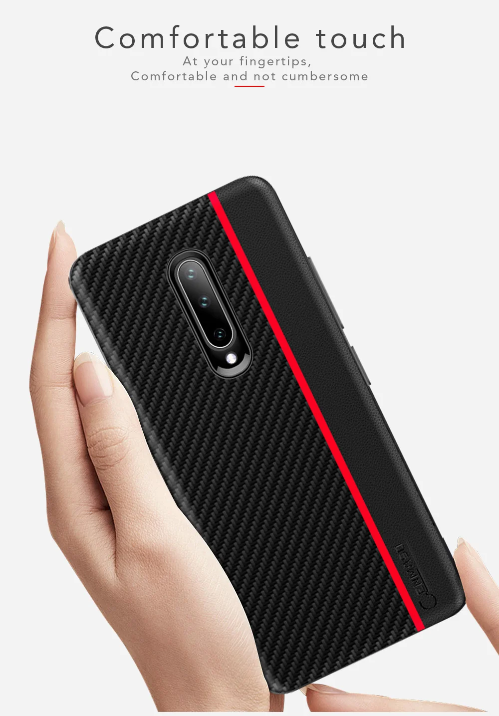 Для Oneplus 7 7T Pro Чехол Ультра тонкий волокнистый кожаный силиконовый мягкий край противоударный задний Чехол для Oneplus 7 5 6 5T 6T чехол