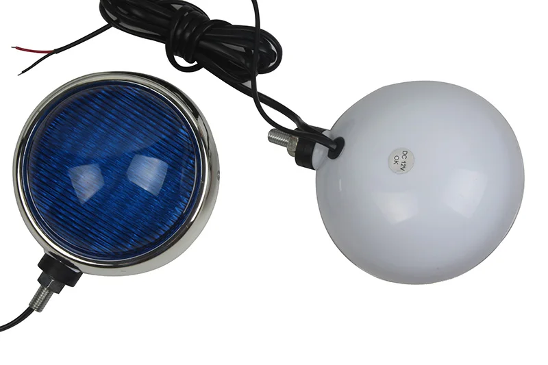 Мотоциклетная круглая Передняя мигающая лампа светодиодные красные синие