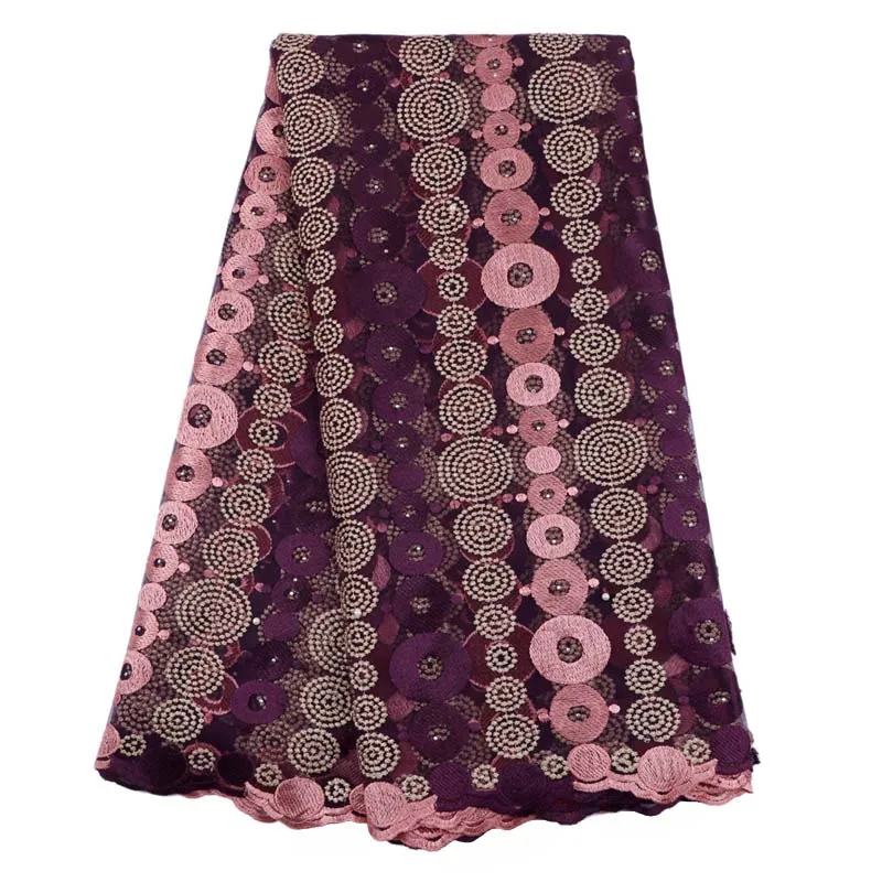 2016 Hot selling red african swiss voile lace high quality best cotton mesh fabric for french HY29-821 | Дом и сад