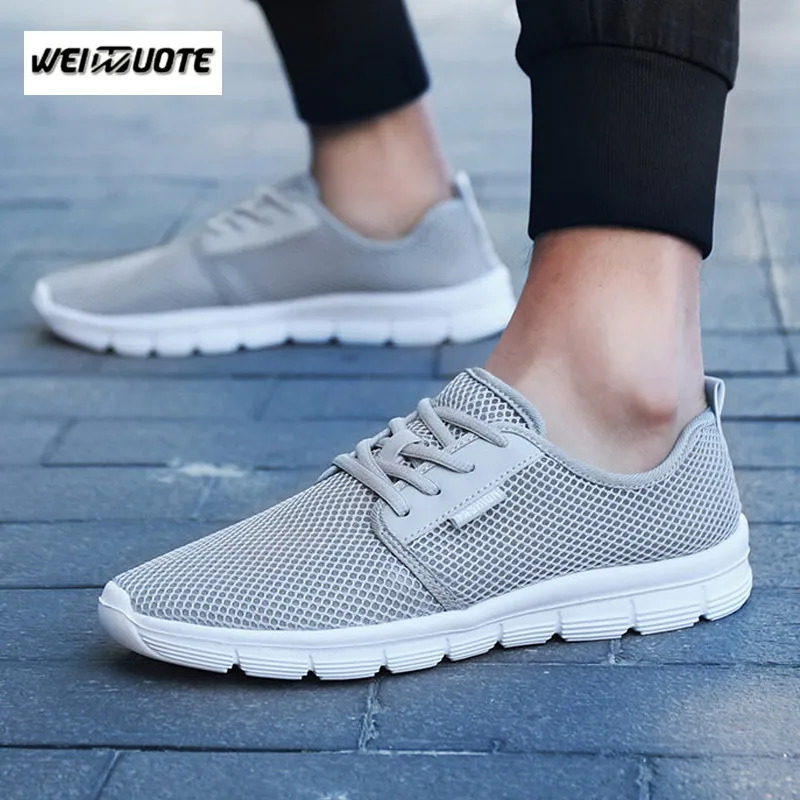 WEINUOTE для мужчин Модная Повседневная Вулканизированная обувь кроссовки сетки
