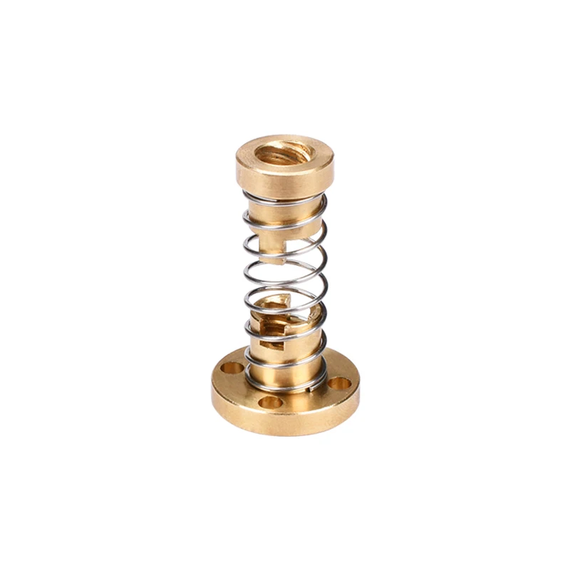 

T8 Anti Backlash Spring Loaded Nut Elimination Gap Nut for 8mm Acme Threaded Rod Lead Screws for 3D Printer