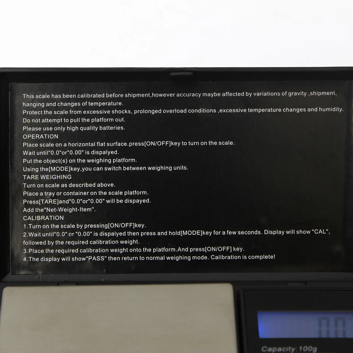 Lcd электронный Says100g 0,01g цифровые ювелирные весы Алмазная Золотая монета Калибровка Вес Точная платформа из нержавеющей стали