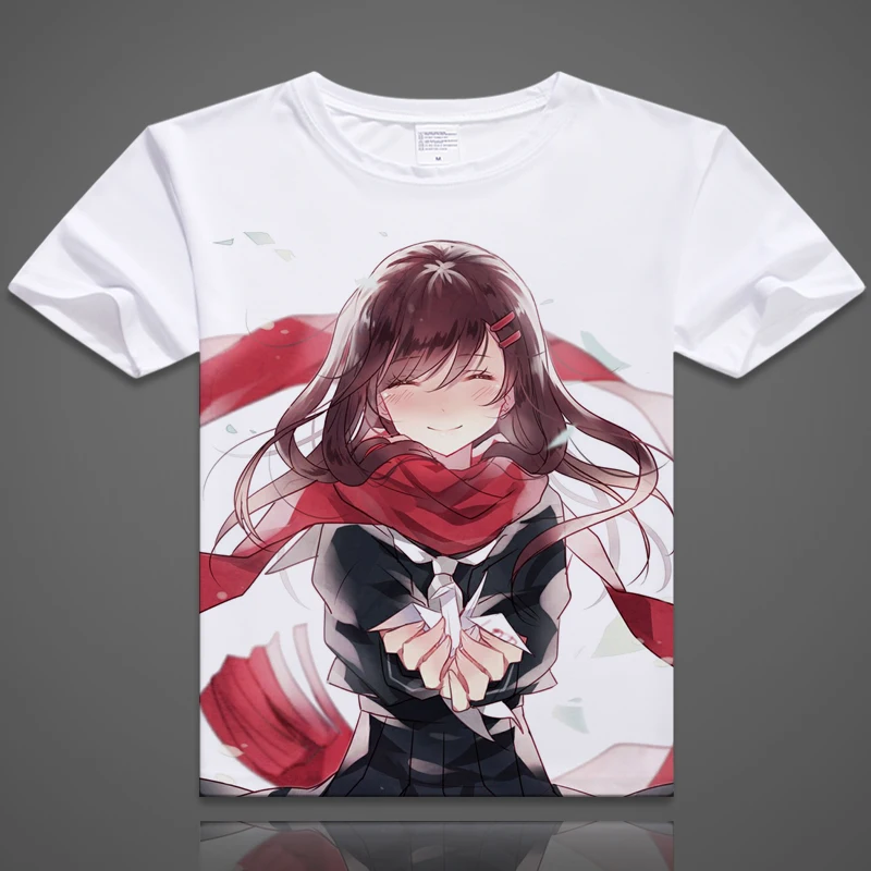 Футболки с принтом актеры мекакуити Аяно маскарадный костюм футболки короткими