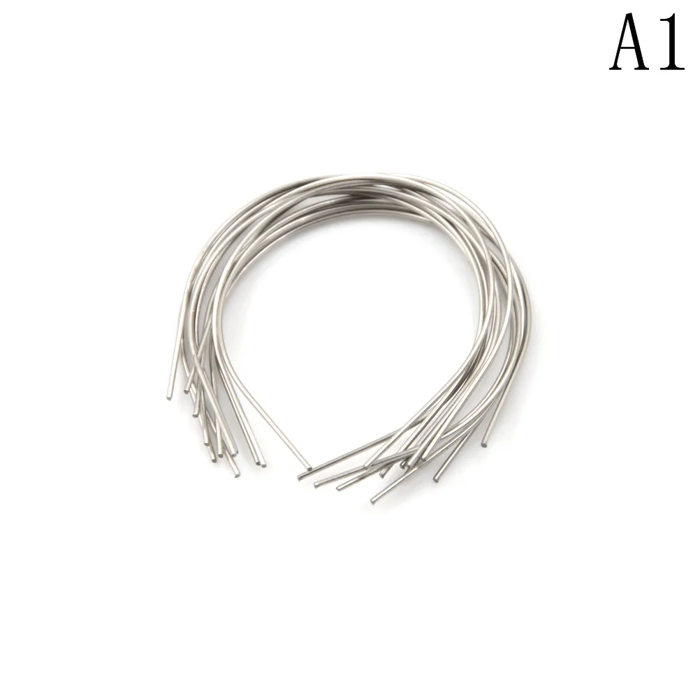 10pcs Doll DIY Silver 1.2mm Tone Thin Wire headband PARTS Embryo Headband Hair Band for Accessories | Игрушки и хобби