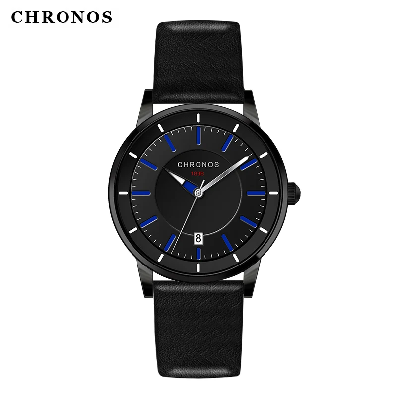 Часы наручные CHRONOS мужские модные спортивные водонепроницаемые с автоматической