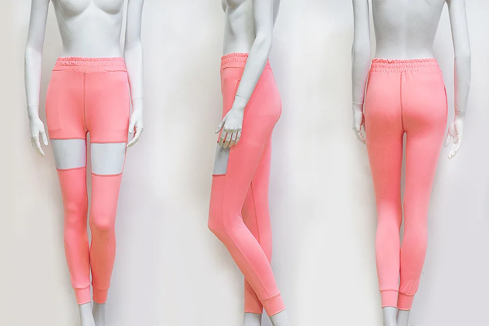 Женские леггинсы сексуальные сетчатые для фитнеса тренажерного зала йоги