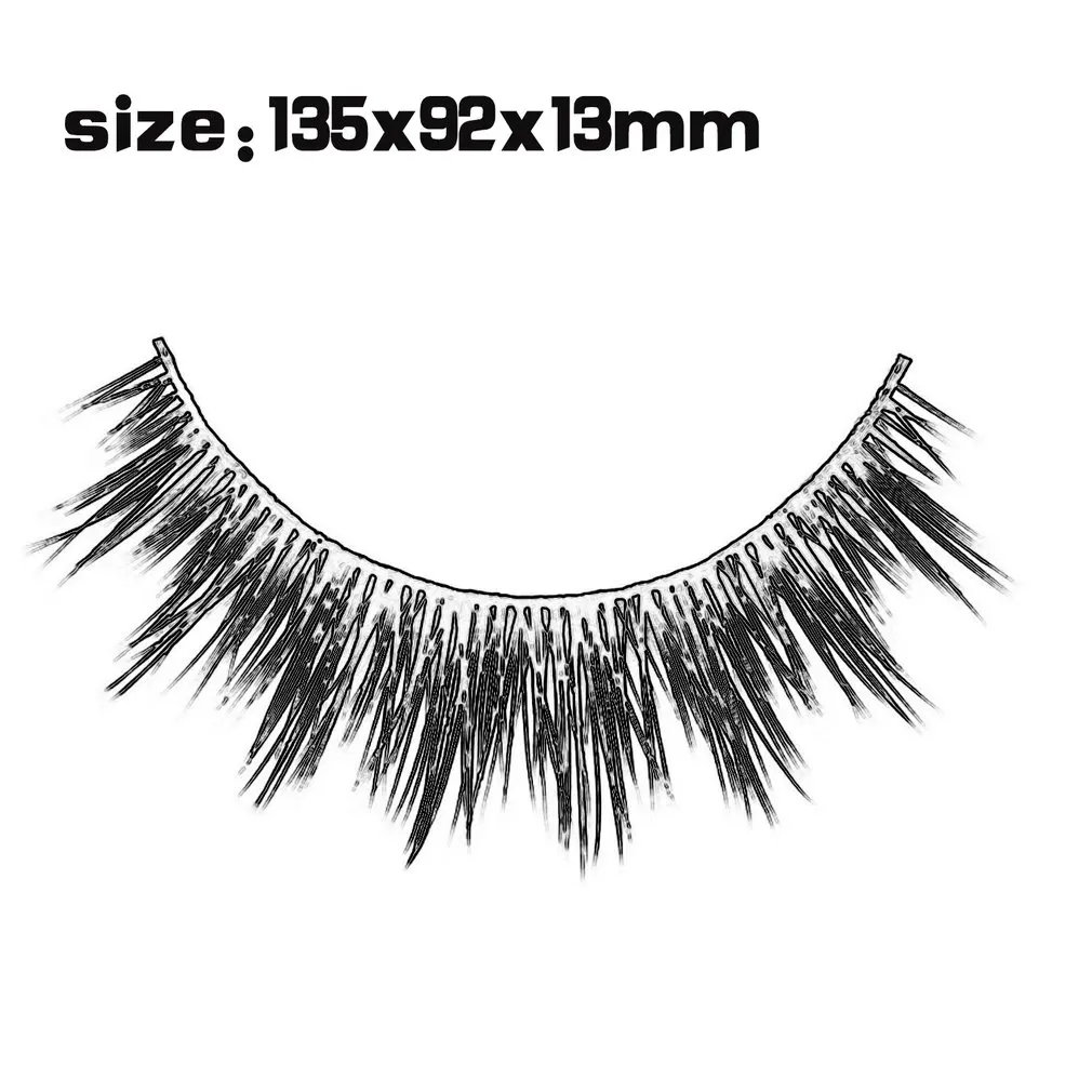Nude Makeup Realistic Three-dimensional Multi-layer Thick Natural Soft Slim Girl False Eyelashes |