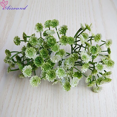 Dark Green white 120 шт наполнитель для цветов, корсаж и бутоньерка, декоративные аксессуары для цветов, аксессуары для рукоделия - Цвет: Dark Green white