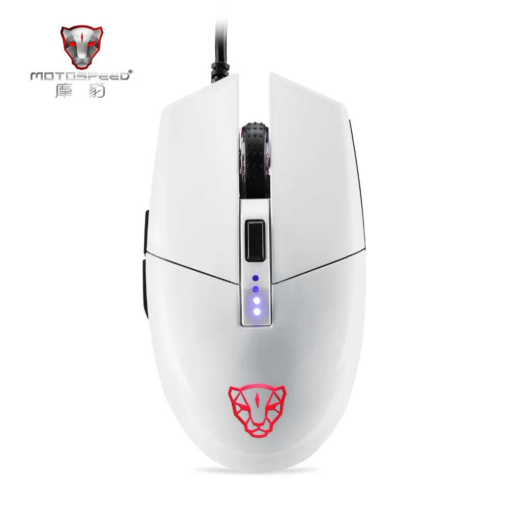 Motospeed V50 USB Беспроводная мышь 2000 точек/дюйм регулируемый приемник оптическая