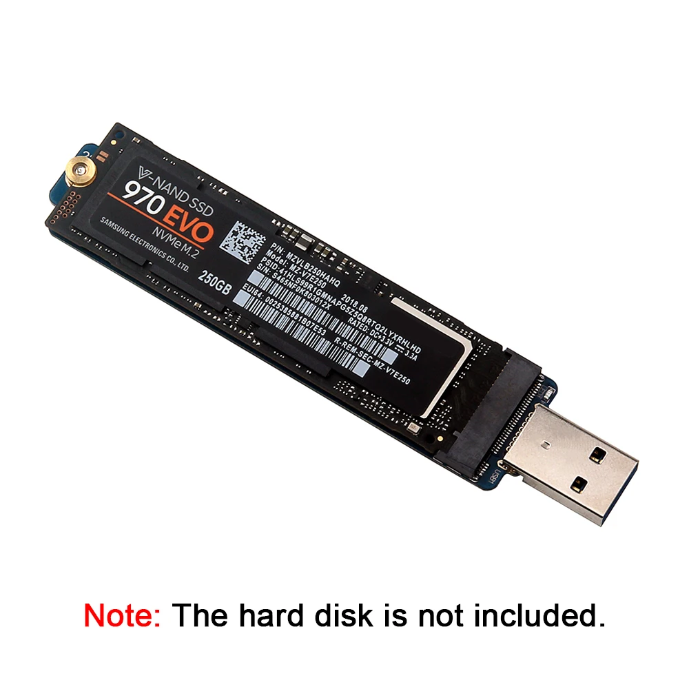 Адаптер M.2 NVME на USB 3 0 M2 NGFF PCIE SSD адаптер карта портативный корпус для жесткого
