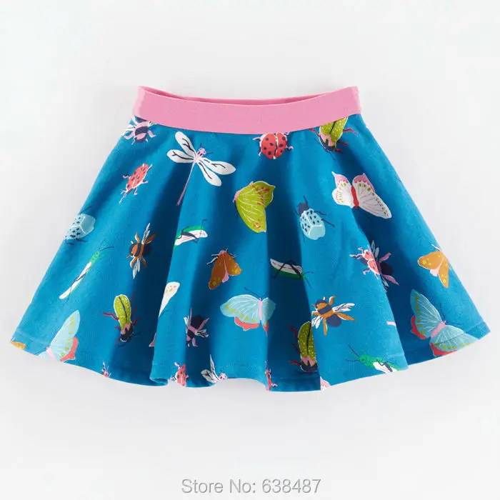 Новая брендовая одежда для маленьких девочек юбка из 100% хлопка детская летняя