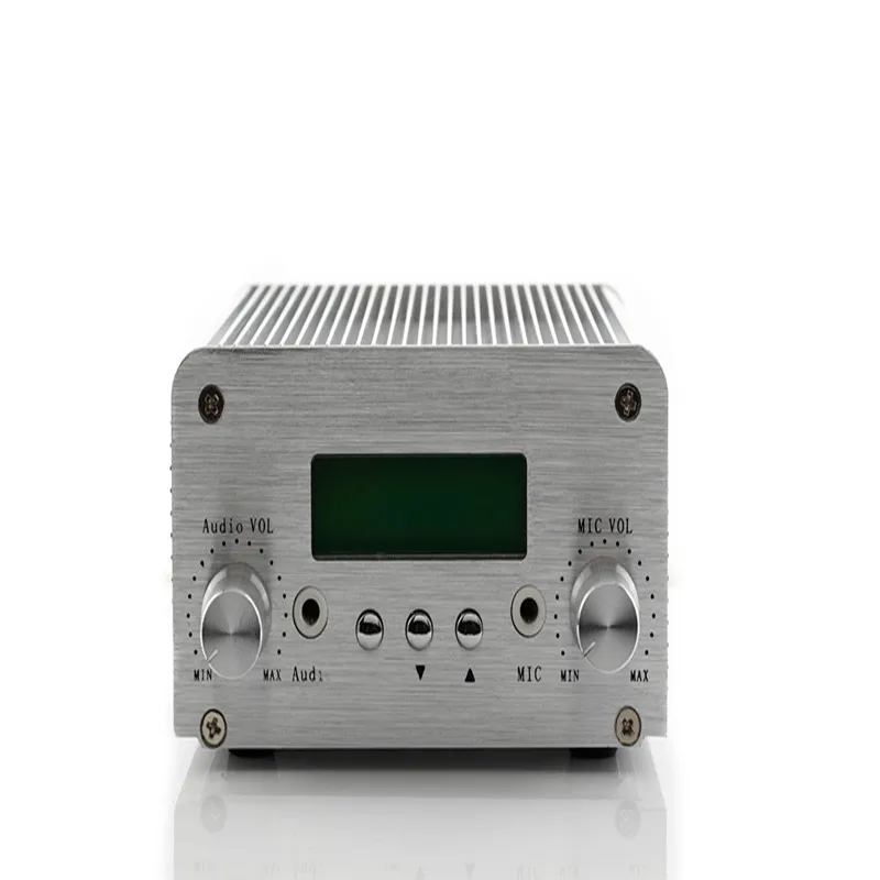 

Free Shipping Stereo FM Audio Bluetooth and PC Control NIO-T6B 6W Silver Color Wireless Transmitter