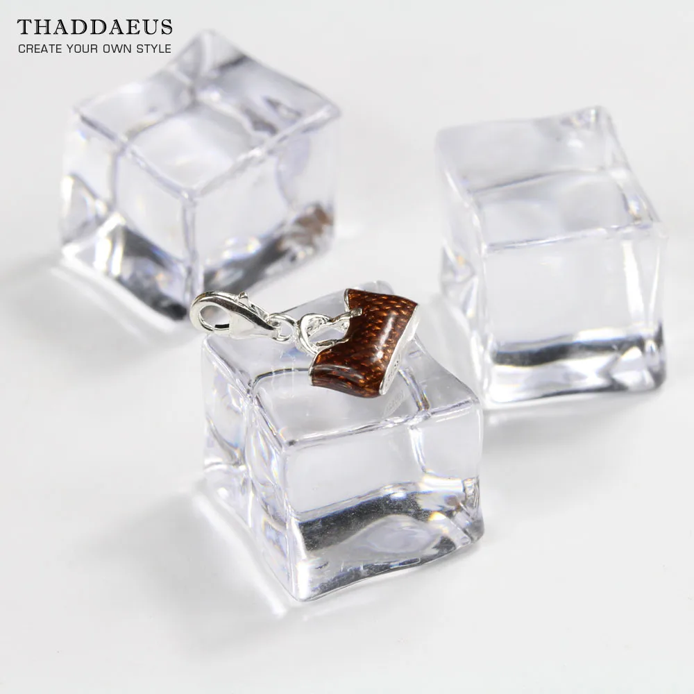 Женская сумка для покупок в Европейском стиле коричневая из стерлингового