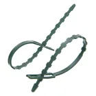 Многоразовые садовые пластиковые кабельные стяжки для растений, 50 шт., поддержка для лазания по деревьям, горшок для садового растения маркер, цветок, галстук для растений, для садовых инструментов