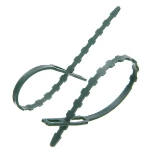 Многоразовые садовые пластиковые кабельные стяжки для растений, 50 шт., поддержка для лазания по деревьям, горшок для садового растения маркер, цветок, галстук для растений, для садовых инструментов