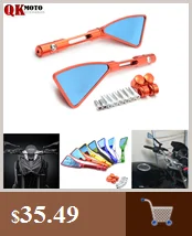 Зеркало заднего вида мотоцикла зеркала 8 мм 10 мм для KAAWSAKI NINJA 650R/ER6F/ER6N 2006 2007 2008 NINJA250/300R Z250
