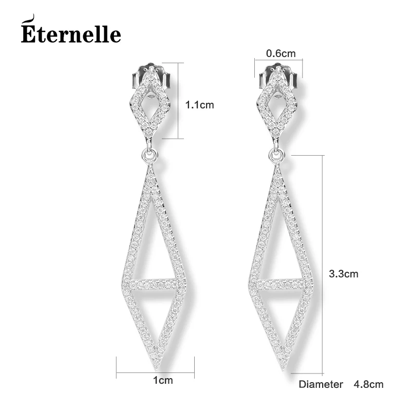 Стерлингового Серебра 925 Завод Прямые Продажи Оптовые Женщины Серьги Изысканный