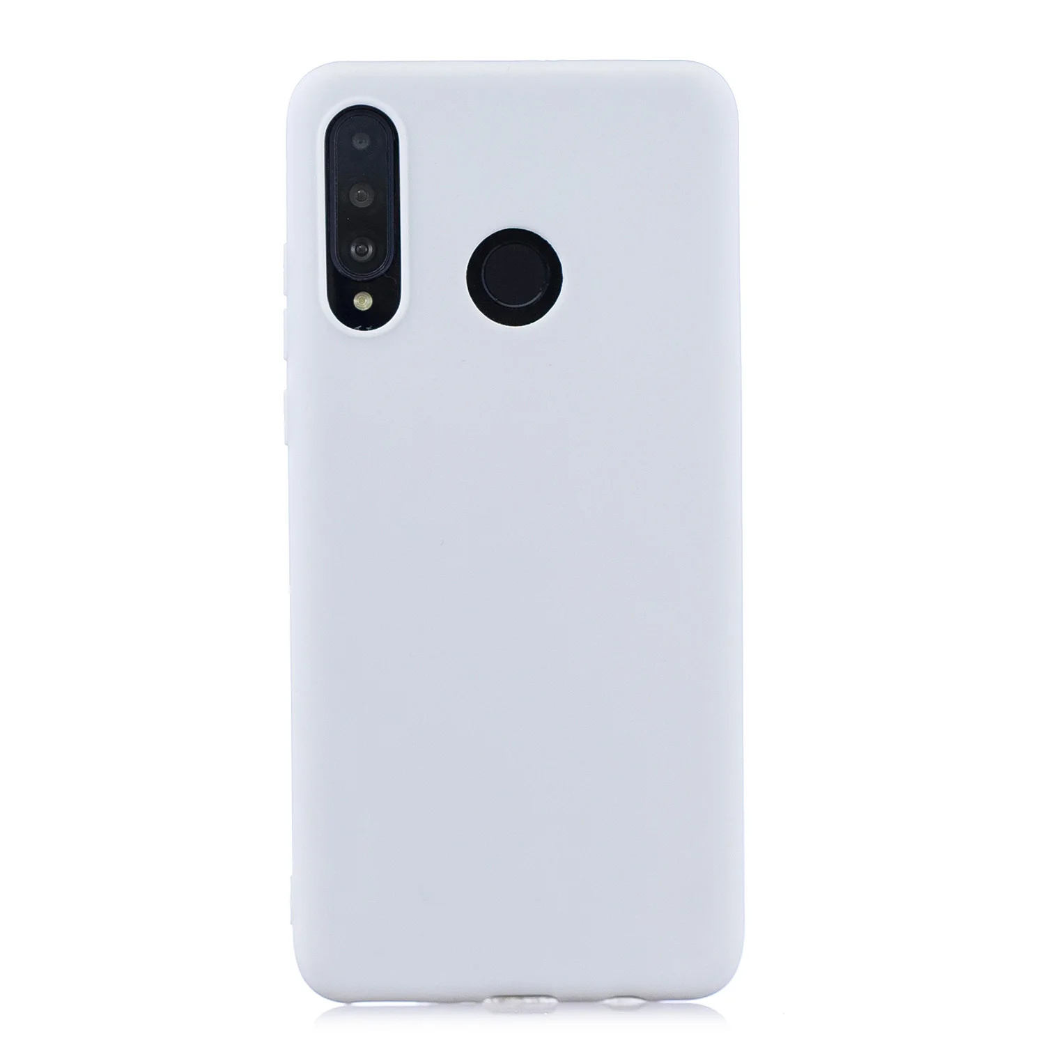White Силиконовый чехол для Fundas Huawei P Smart Z, чехлы для Huawei P Smart Z PSmart Z PSmartZ, кожный чехол для сотового телефона, женские чехлы - Цвет: White