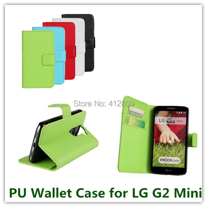 1 шт. новая простая из искусственной кожи в виде кошелька кожа смарт чехол для LG G2