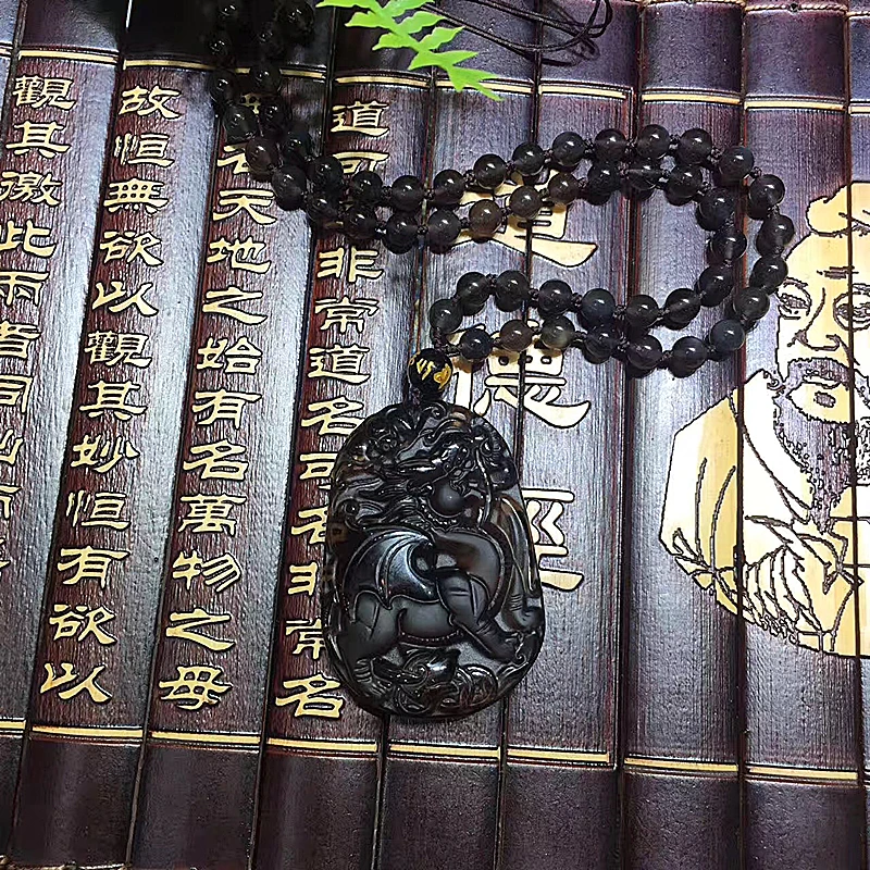 Natural Obsidian Pendant Golden Sword Ice Cream Crystal Frozen Flying Pursuit | Украшения и аксессуары