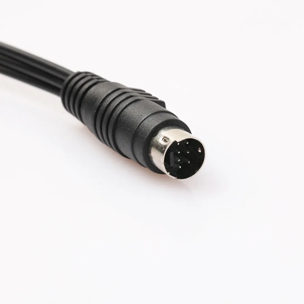 7 Pin To 3 RCA Женский RGB компонентный кабель адаптер Mini DIN S видео Male для DVD/tv/HD tv/CD 1214 #2| |