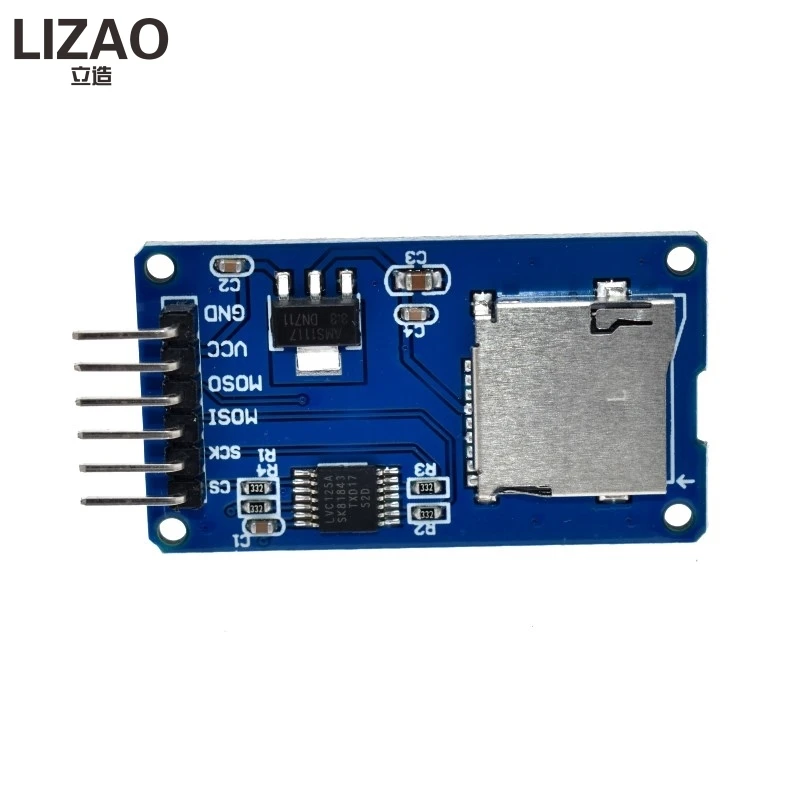 LIZAO Micro SD Плата расширения памяти TF карта защитный модуль SPI для Arduino продвижение |