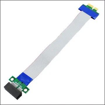 1 шт. абсолютно новый ПК PCI Expres x1 E Riser Card Extender Удлинитель ленточный гибкий кабель| |