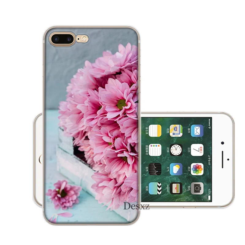 Rose Flower Peonies Phone Case For Apple Iphone 6 7 8 6S Plus X XS Max XR 5 SE 5S Cover | Мобильные телефоны и аксессуары