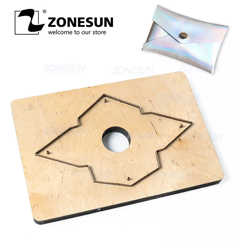 Женский кошелек ZONESUN D4 японское стальное лезвие штамп резак кожаный шаблон