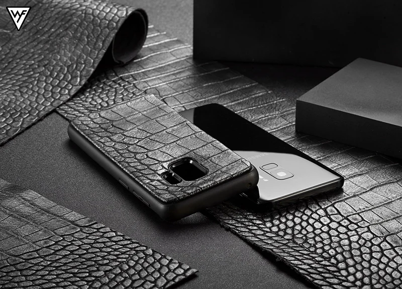 WHATIF кожаный чехол из крокодиловой кожи для samsung Galaxy Note 9 S9 Plus 2 в 1, чехол-бумажник с откидной крышкой для Galaxy S9 Plus Note9 S9