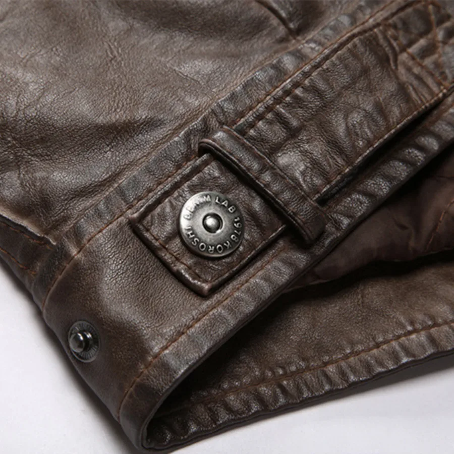 Большой Размер Высокое Качество Мужчины Повседневная Одежда Куртки Стенд