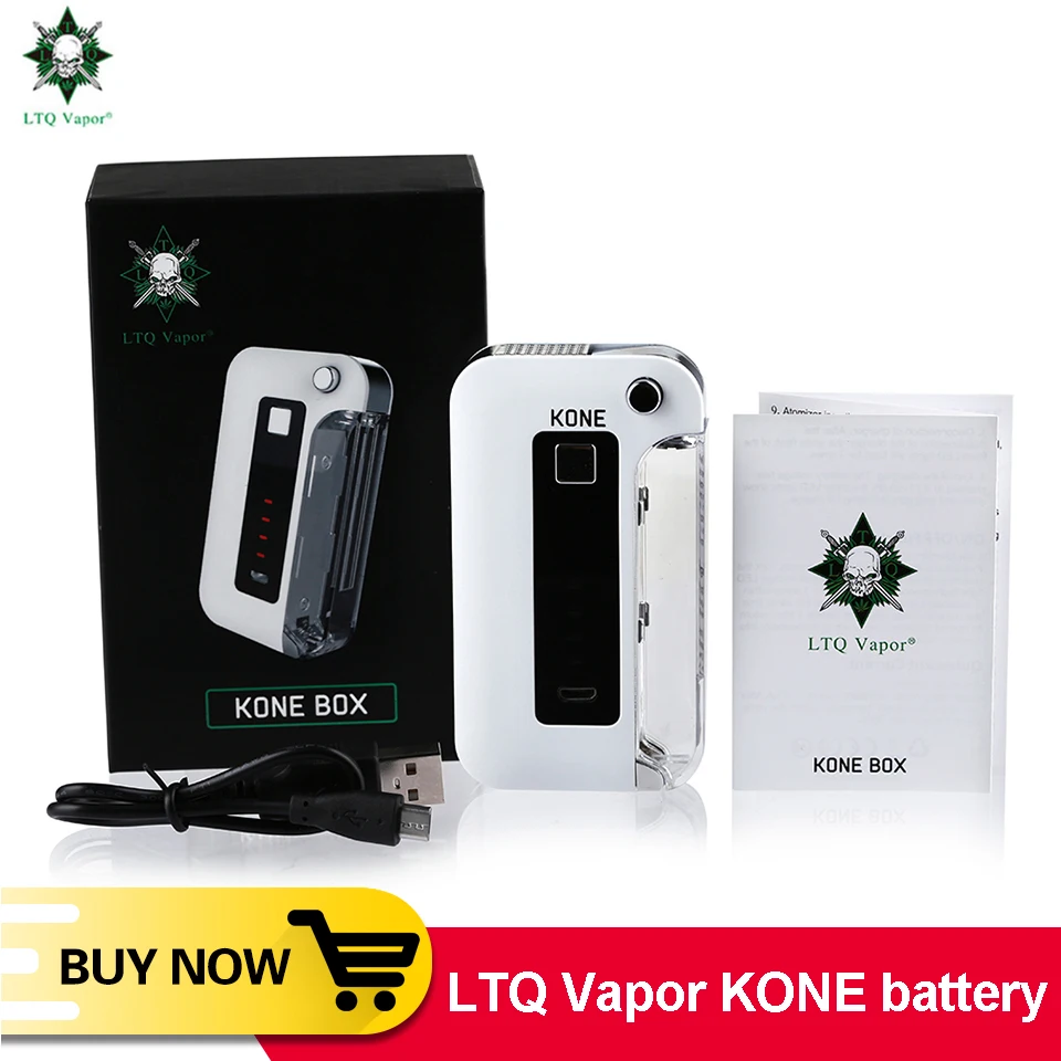 Оригинальный мод LTQ VAPOR Kone Box 900 мАч с аккумулятором CBD 510 испаритель переменного