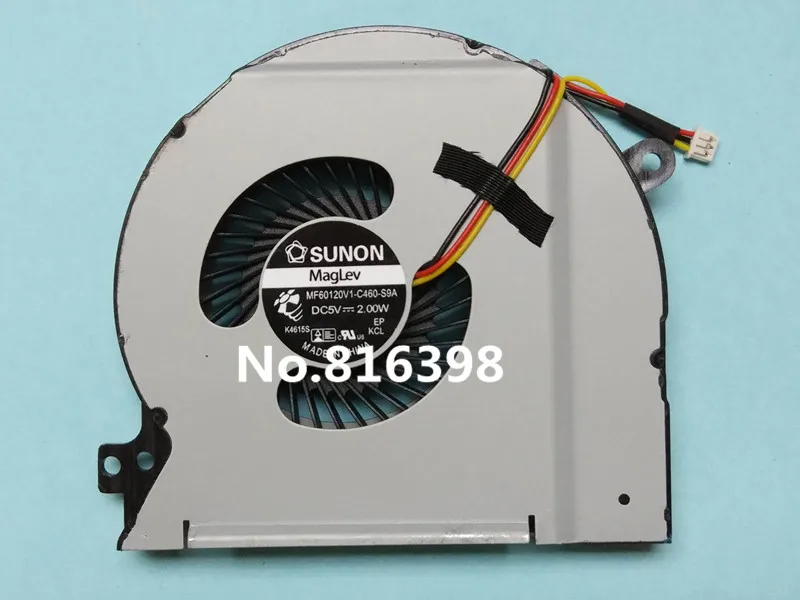 Совершенно новый вентилятор ЦП для L501X Вентилятор охлаждения ноутбука DELL XPS 15 L502X