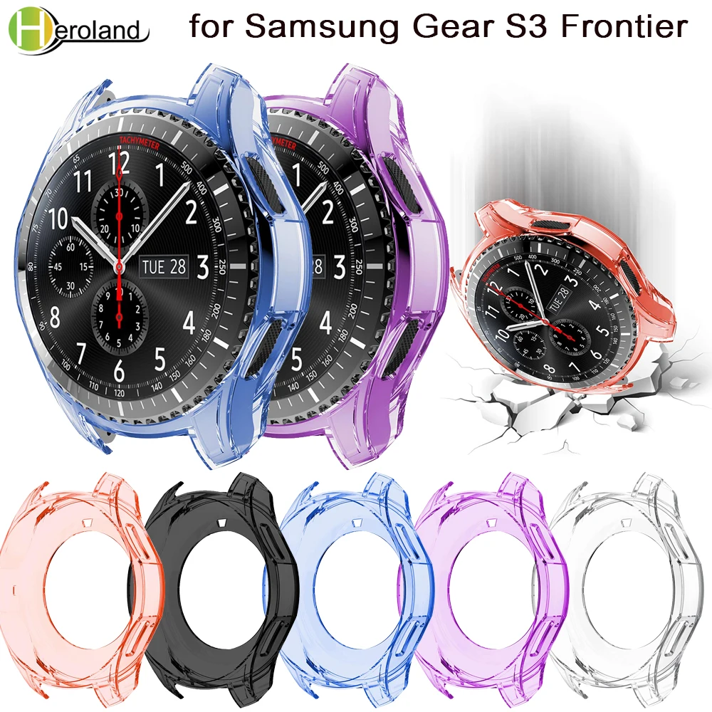 2 шт./лот защитный чехол из ТПУ для Samsung Gear S3 Frontier Смарт часы аксессуары чехлы