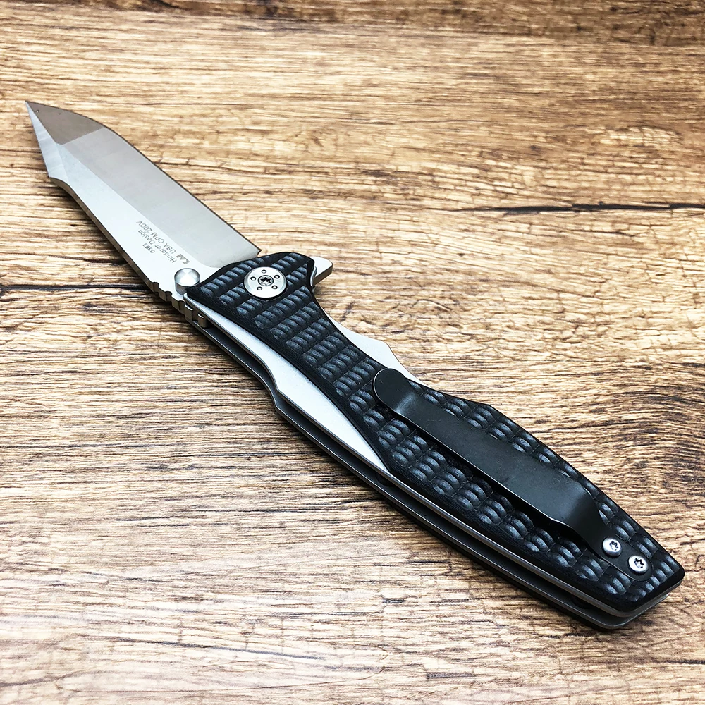 Тактический походный складной нож ZZSQ ZT0393 9cr14mov лезвие С флиппером и