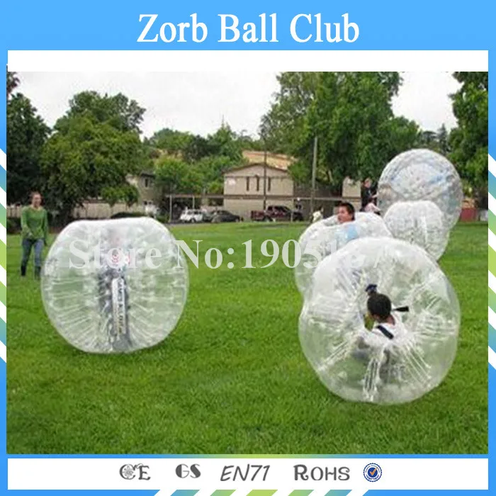 Free Shipping A Lot Of 1.0mm TPU 10 PCS(5 Red+5 Blue) Inflatable Zorb Ball Bubble Soccer Bumper For Sale | Игрушки и хобби