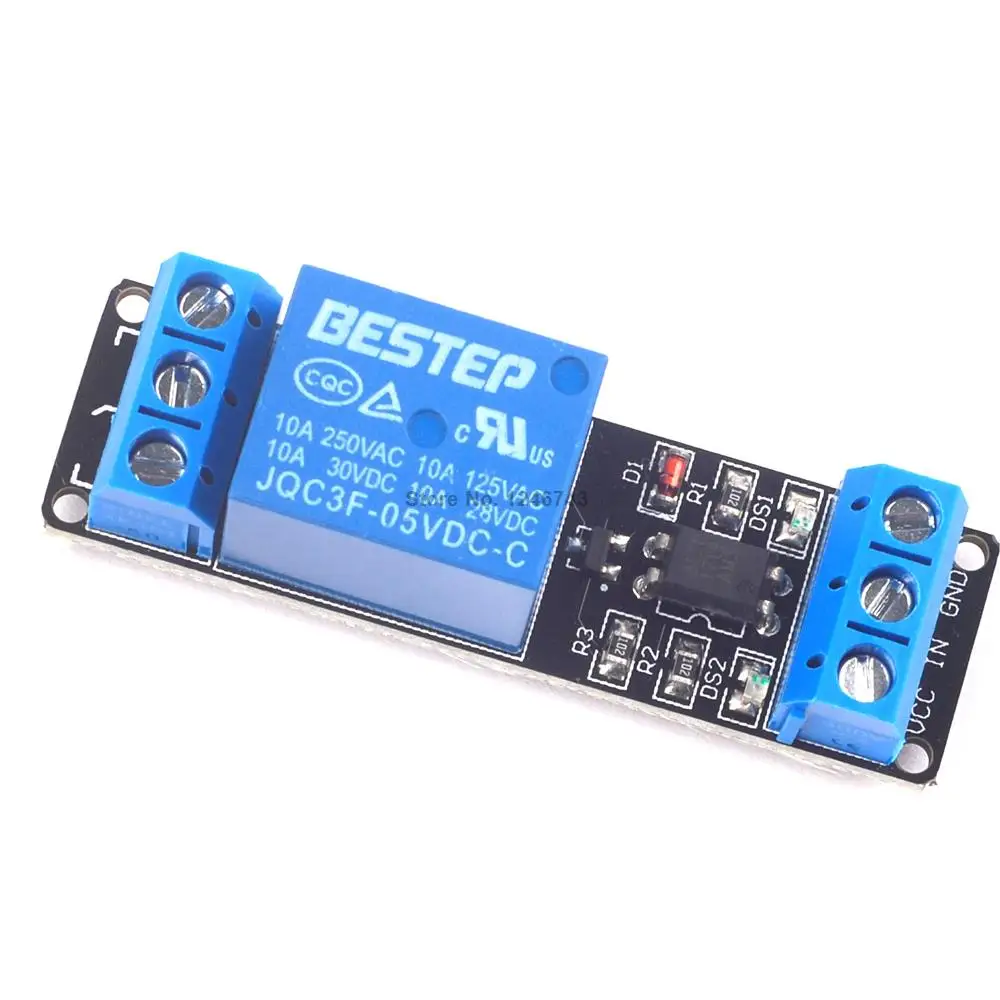 1 шт. 1-канальный 5 В релейный изолированный модуль муфта для Arduino PIC AVR DSP ARM |