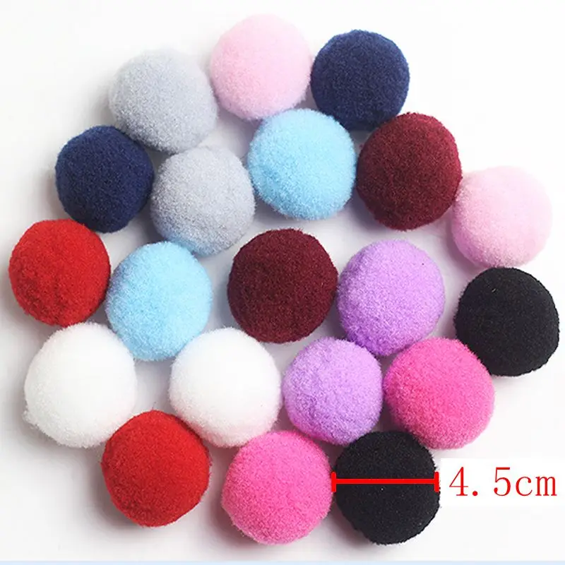 6 50 шт./лот диаметр 4 см фотоэлемент украшение сделай сам шарик меховой помпон