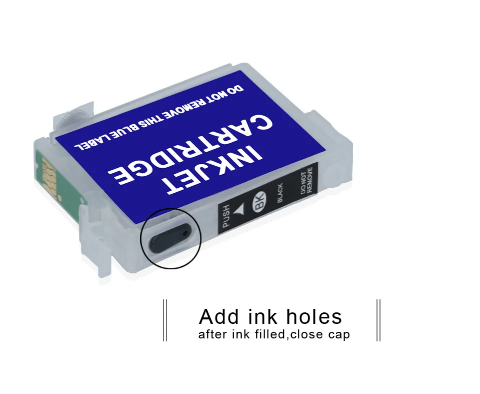 T0801 заправляемые чернильные картриджи для принтеров Epson RX560 R285 RX585 PX720wd PX820 P50 PX660 PX700W PX701W PX720 PX730 PX800 чернила для принтера
