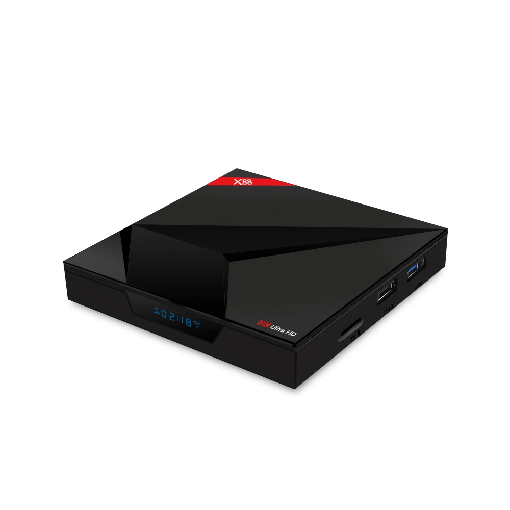 VHXSIN 50 шт./лот X88 Google Android TV Box 7 1 OS Rockchip RK3328 с голосовым управлением 4 ГБ 32 |